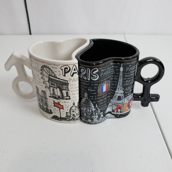 πParis City Sights Coffee Cup Set π πβ¨